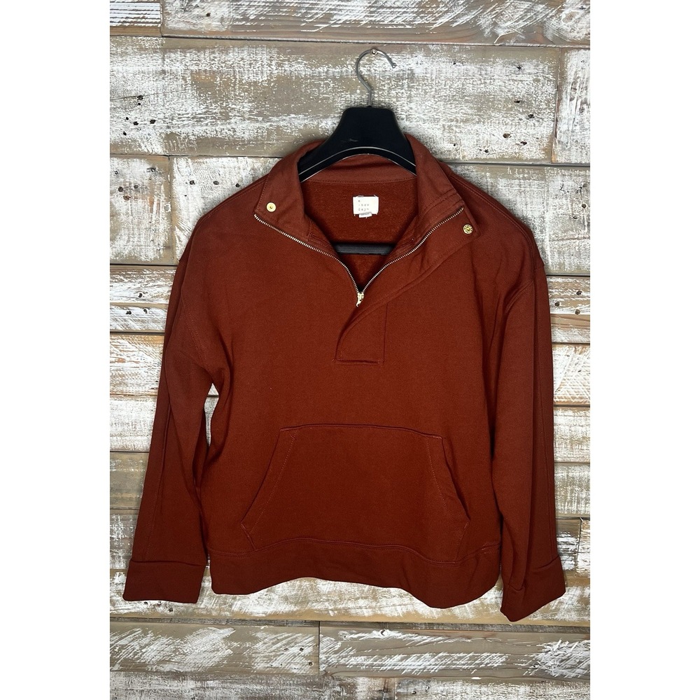 A New Day womens‎ red long sleeved pullover S